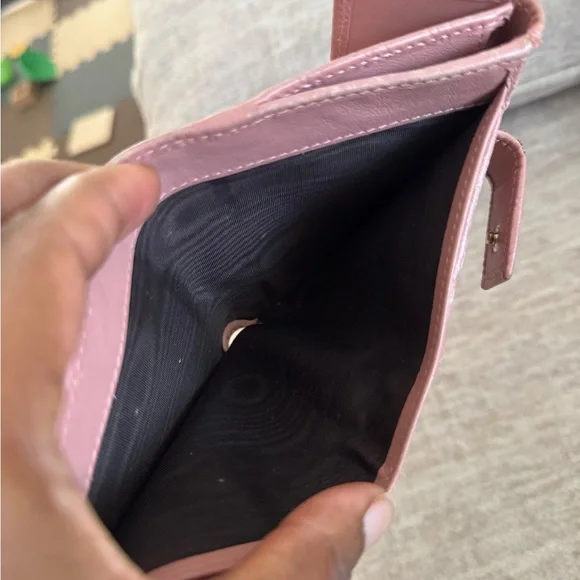 Gucci Pink Leather Monogram Wallet - Picture 5 of 15